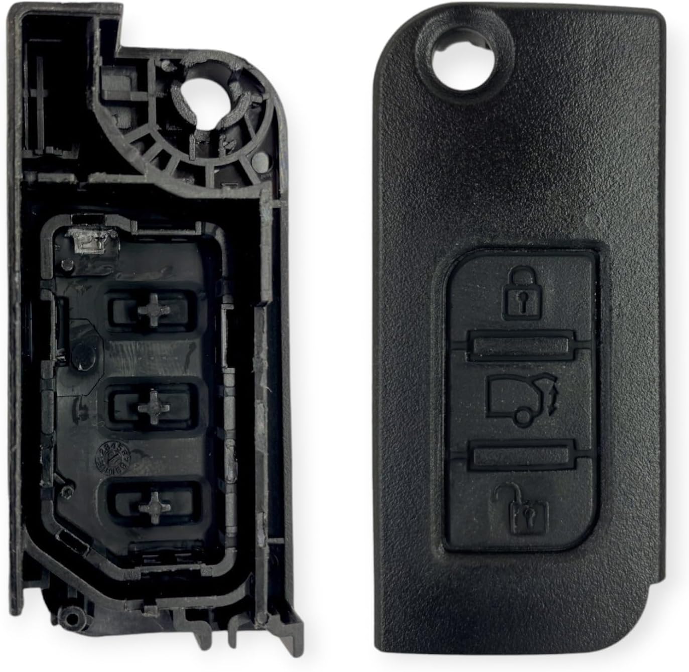 Abundance 3 Button Front Remote Key Shell Compatible for Mahindra XUV 500 Key Shell /case /pad (Front Shell only)