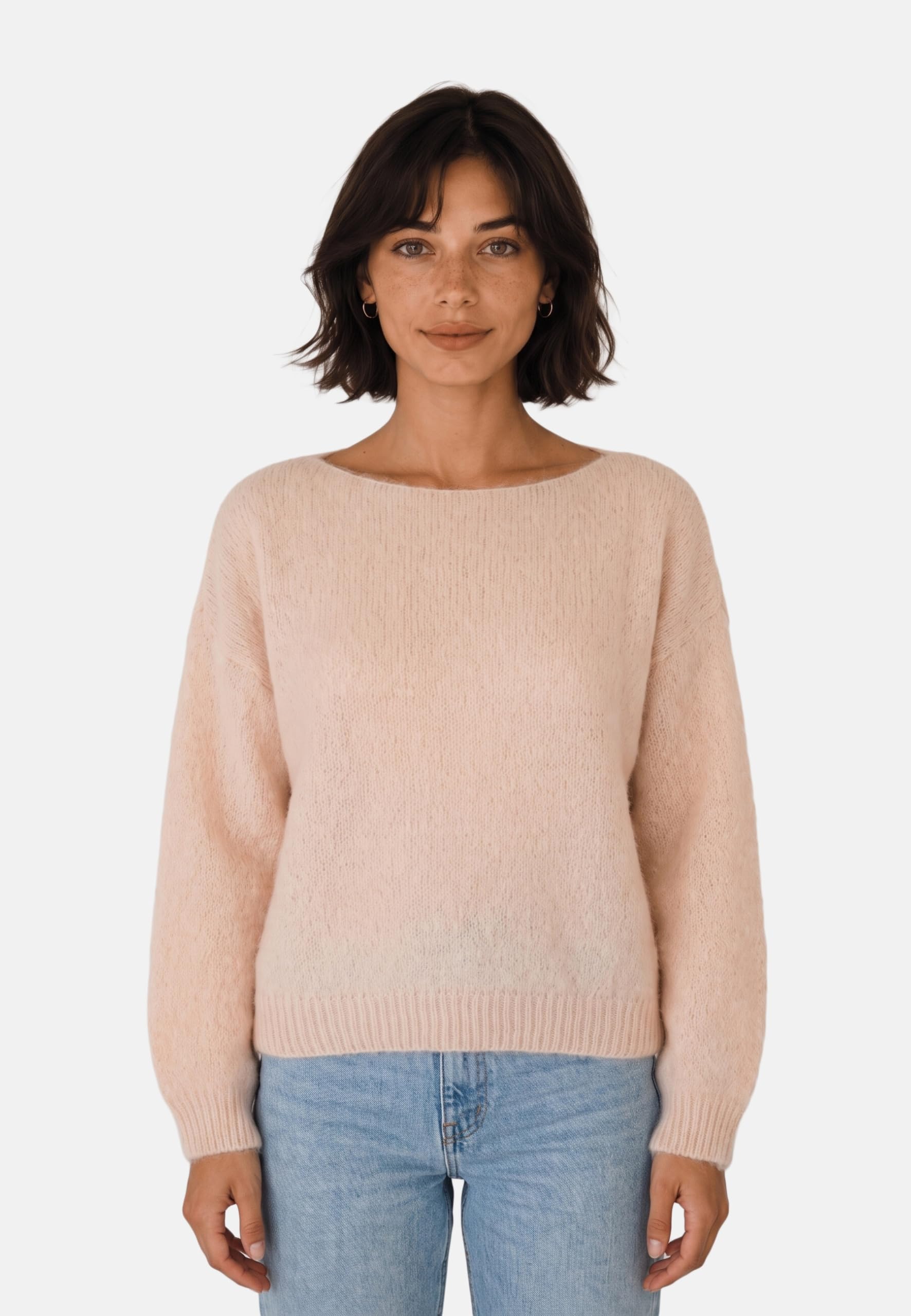 Please Maglione Inverno M7347 1160 Panna