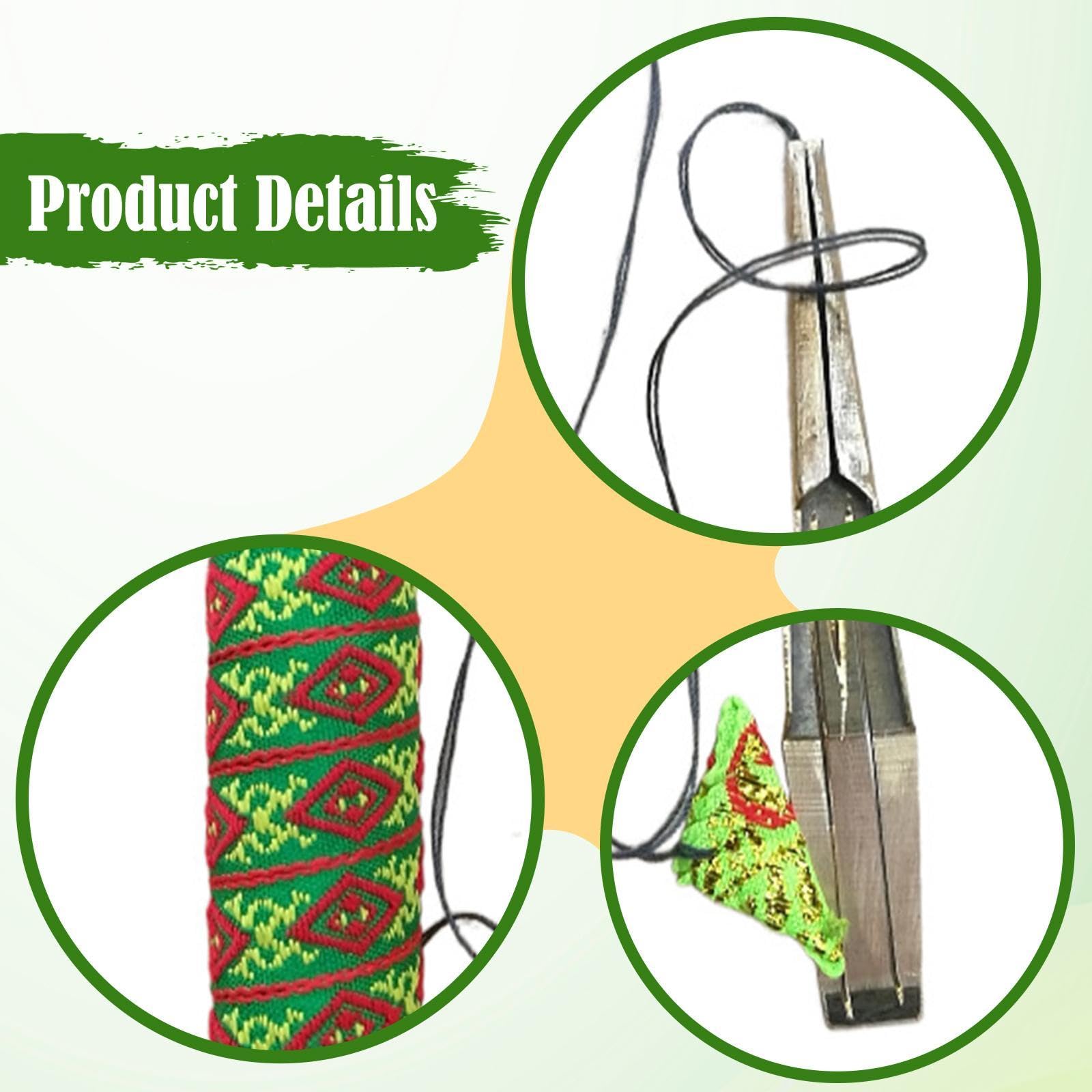 Jew's Harp Viet Nam Strumento a Fiato Bocca Hmong Portatile in Ottone Facile Da Suonare con Suono Brillante Adatto per Bambini Adulti Regalo Amb, Doppia Lingua Piccola