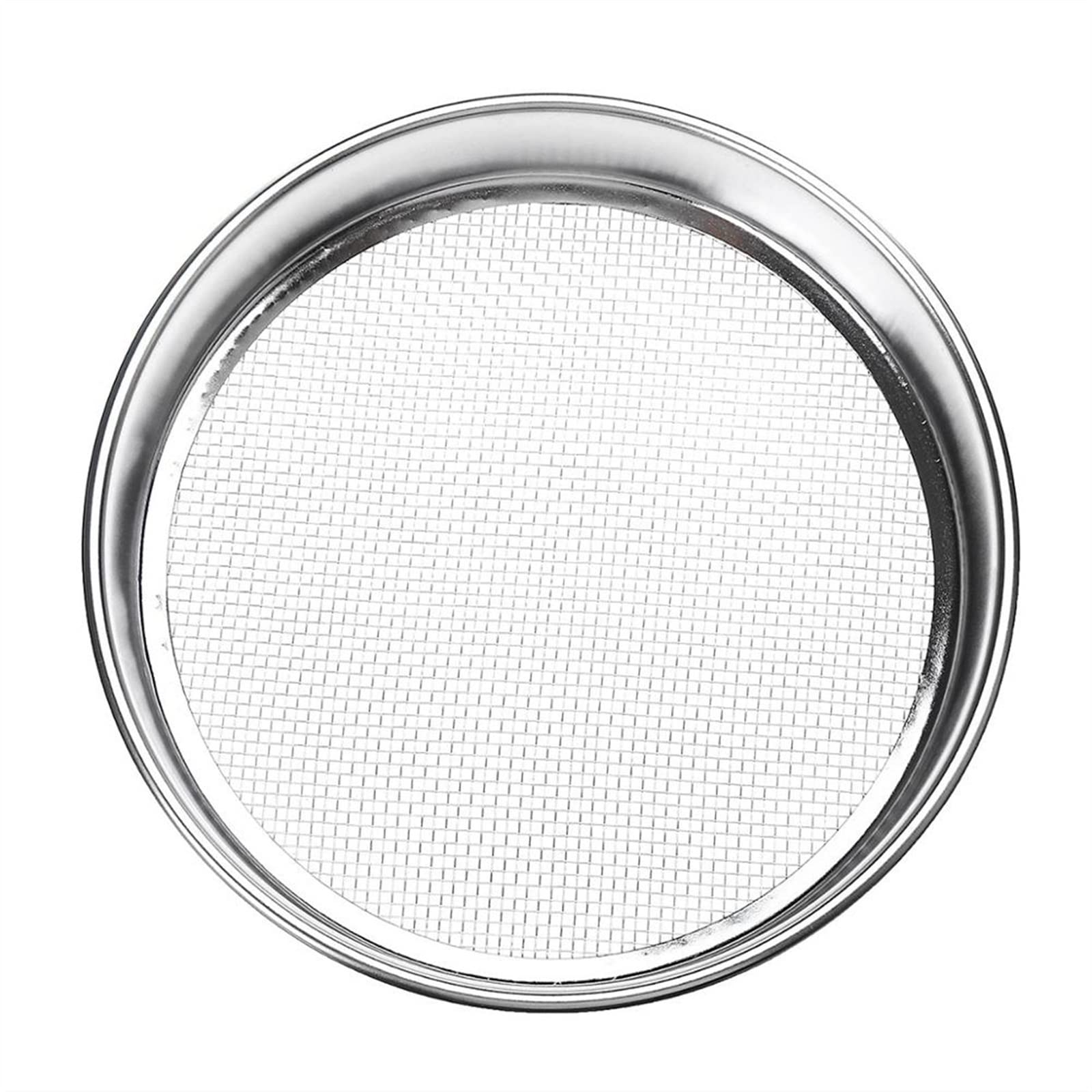 sito， Sito do mąki 4-300M okrągłe 304 ze stali nierdzewnej sito kuchennej filtr fasoli(35 Mesh 0.5mm,10cm Diameter)