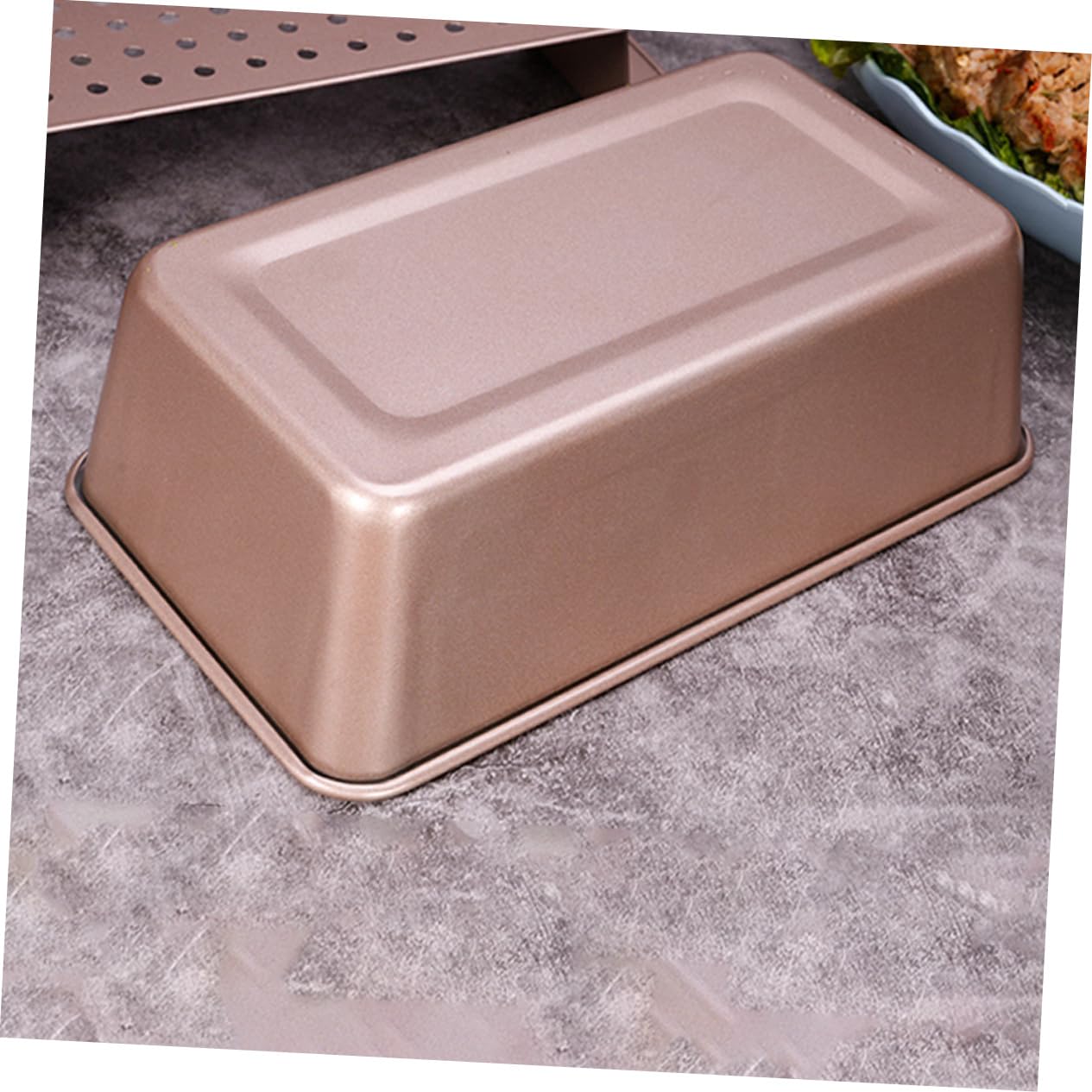 Cabilock Molde para Pan Antiadherente de Acero al Carbono, Fácil de Limpiar y Reutilizable, para Horno y Cocina, Adecuado para Tostadas Caseras