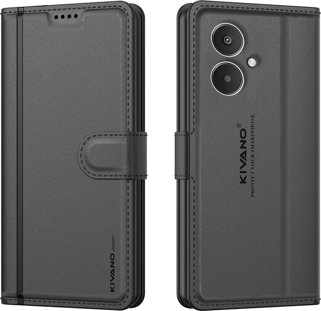 KIVANO LUXE® Compatible with Xiaomi Redmi 13C 5G Artisanal Leather Wallet Case with Card Holder for Men Women, Magnetic Flip Folio Cover with Stand RFID Blocking Cell Phone Case (B0CQVBRRKV) Amazon Price History, Amazon Price Tracker
