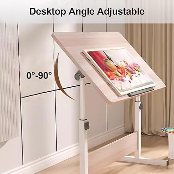 Adjustable Height and Angle Drafting Table, Art Desk, Drawing Table Easels for Artists, Computer Desk - Perfect for Home and Office Use(Size:15.7x23.6in/40x60cm,Color:B)