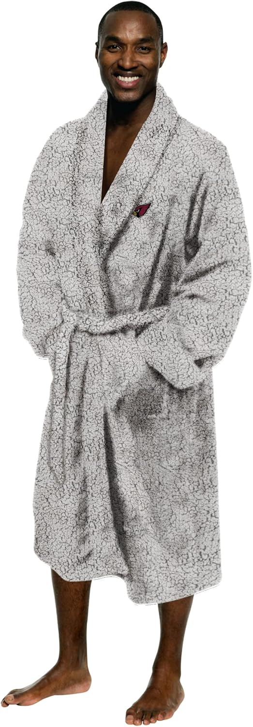 Northwest NFL Men's One Size Fits Most Soft Sherpa Lounge Bathrobe