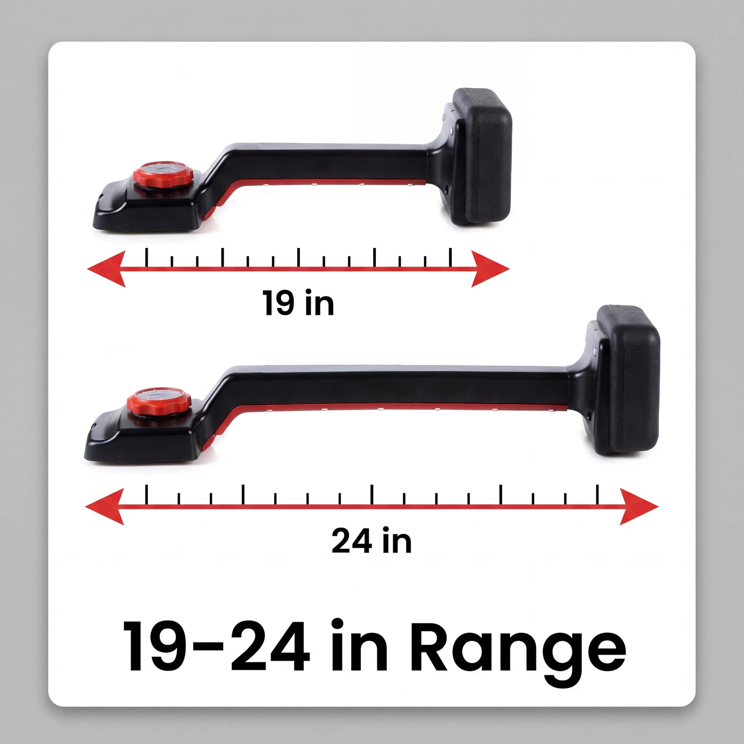 Jn412 Genouillère Réglable Pour Moquette, 48,3 À 61 Cm Grip Feel Extenseur De Tapis Renforcé Confortable Pour Tous Les Types De Tapis
