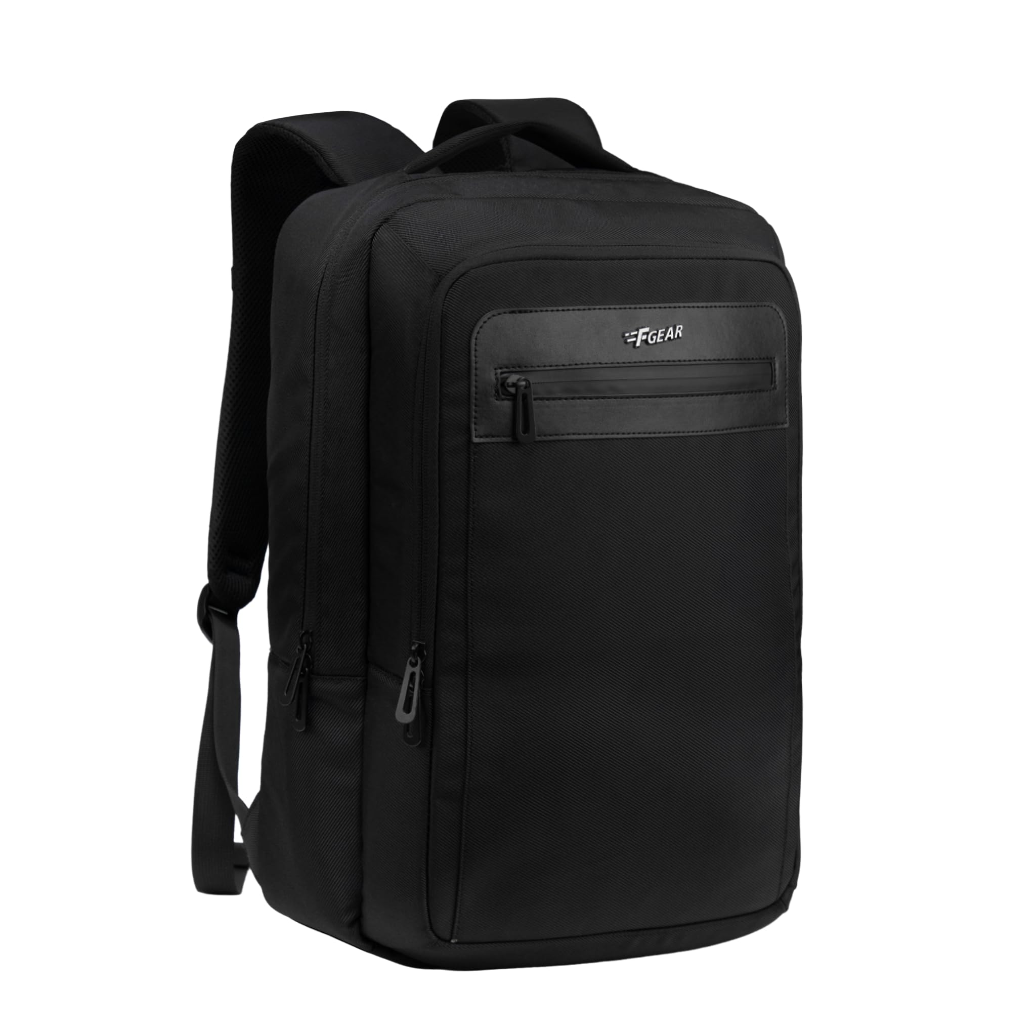 f gear Kingsley 24L Premium Black Laptop Backpack with Type-C Charging Port | 2 Compartments, 2 Pockets | Fits 17-inch Laptop | Water-Resistant, Hidden Pocket | Executive & Travel Bag | Men & Women-picture-13