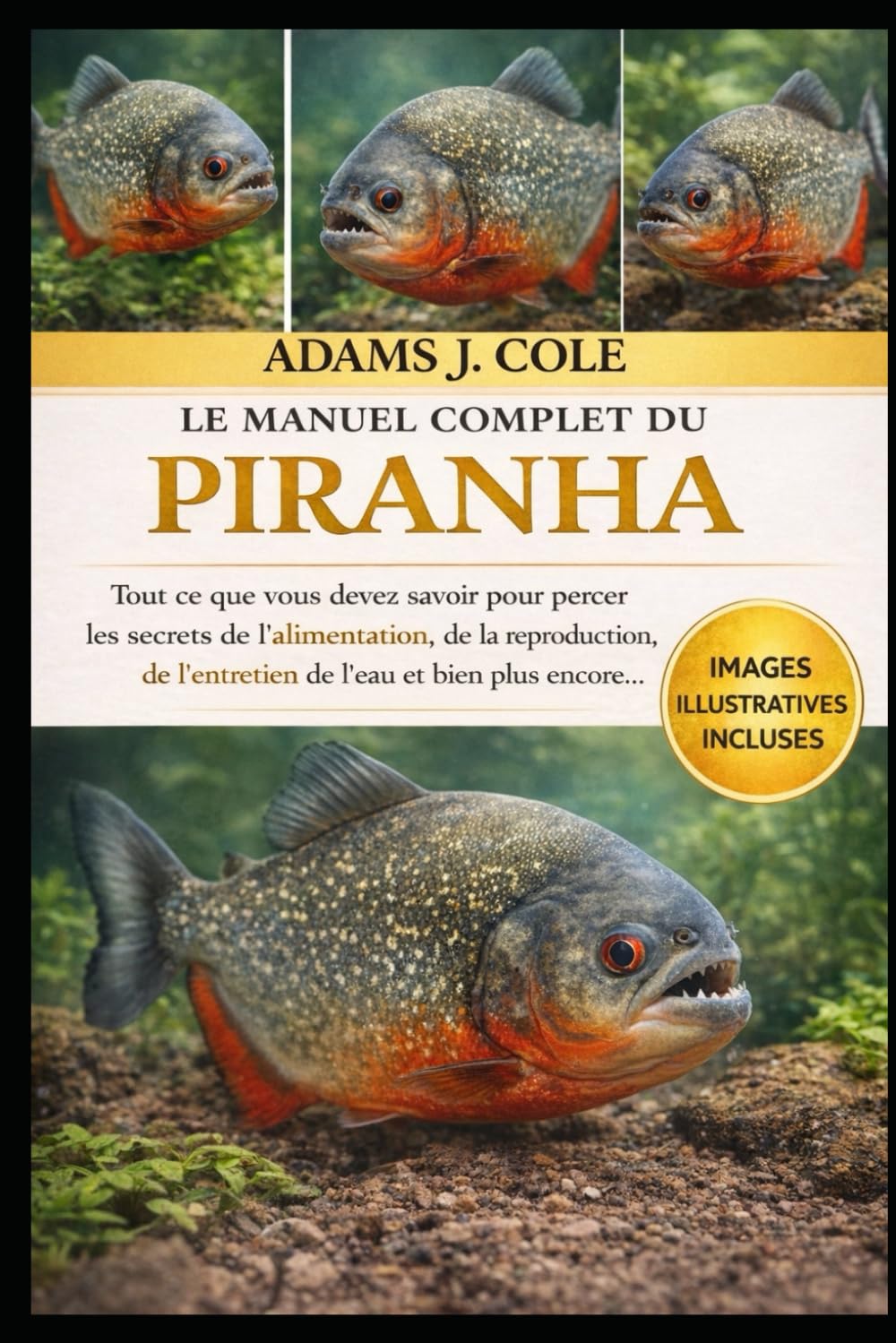 LE MANUEL COMPLET DU PRANHA: Tout ce que vous devez savoir pour percer les secrets de l'alimentation, de la reproduction, de l'entretien de l'eau et bien plus encore… (French Edition)