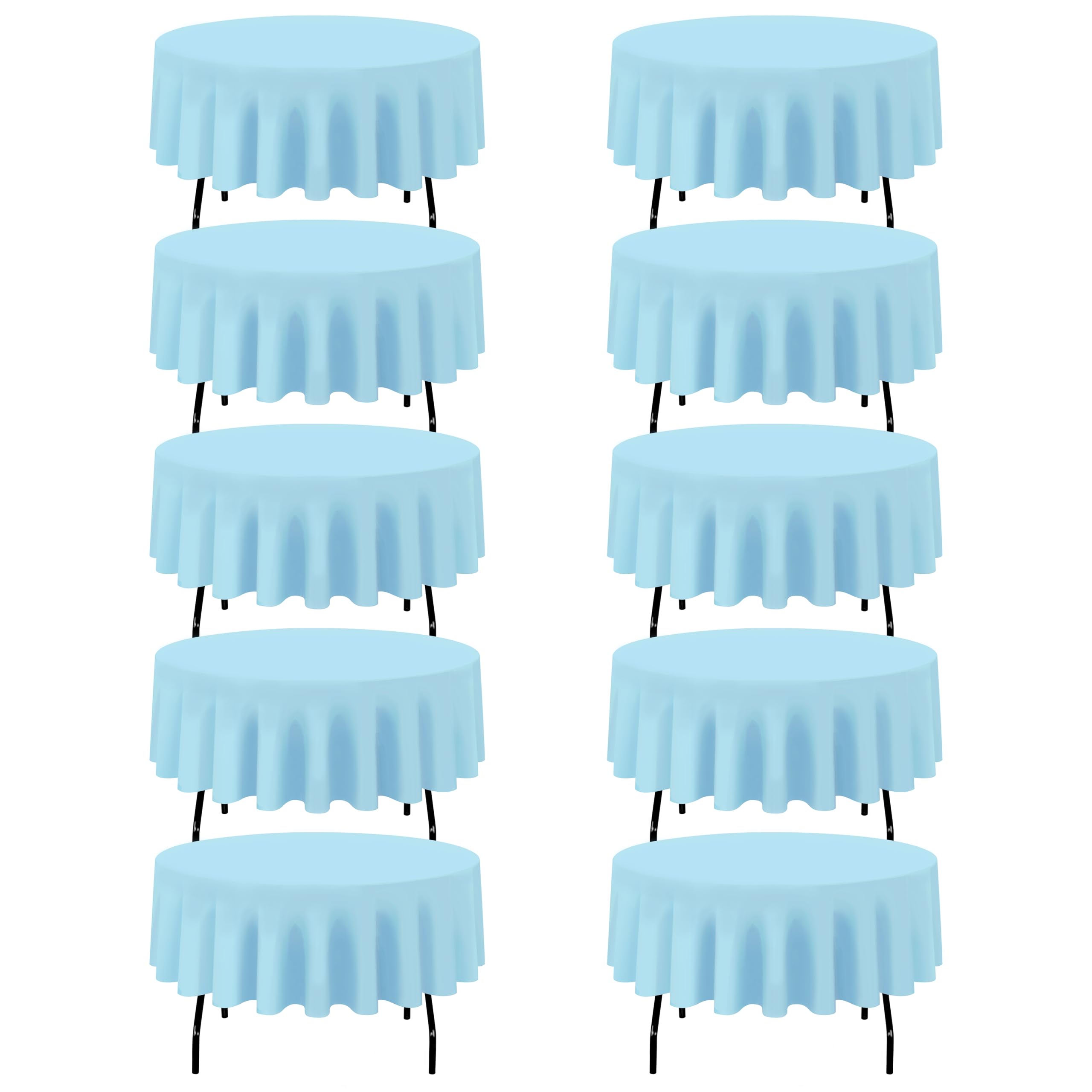 Beige Tablecloths - 6 Pack 120" for 60" Tables -30 Beige Tablecloths - 6 Pack 120" for 60" Tables -30