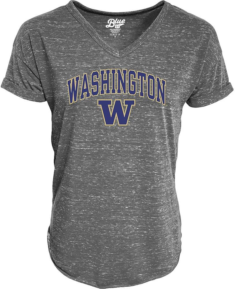 Elite Fan Shop NCAA Womens T Shirt Confetti Dark Heather