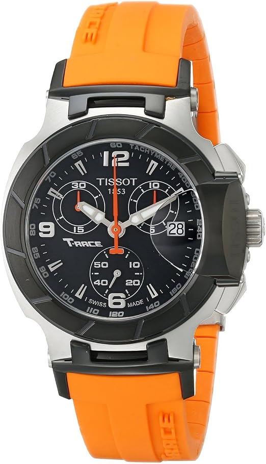 Amazon.com: Tissot T-Race T0482172705700 - Reloj cronógrafo para mujer,  color naranja : Ropa, Zapatos y Joyería