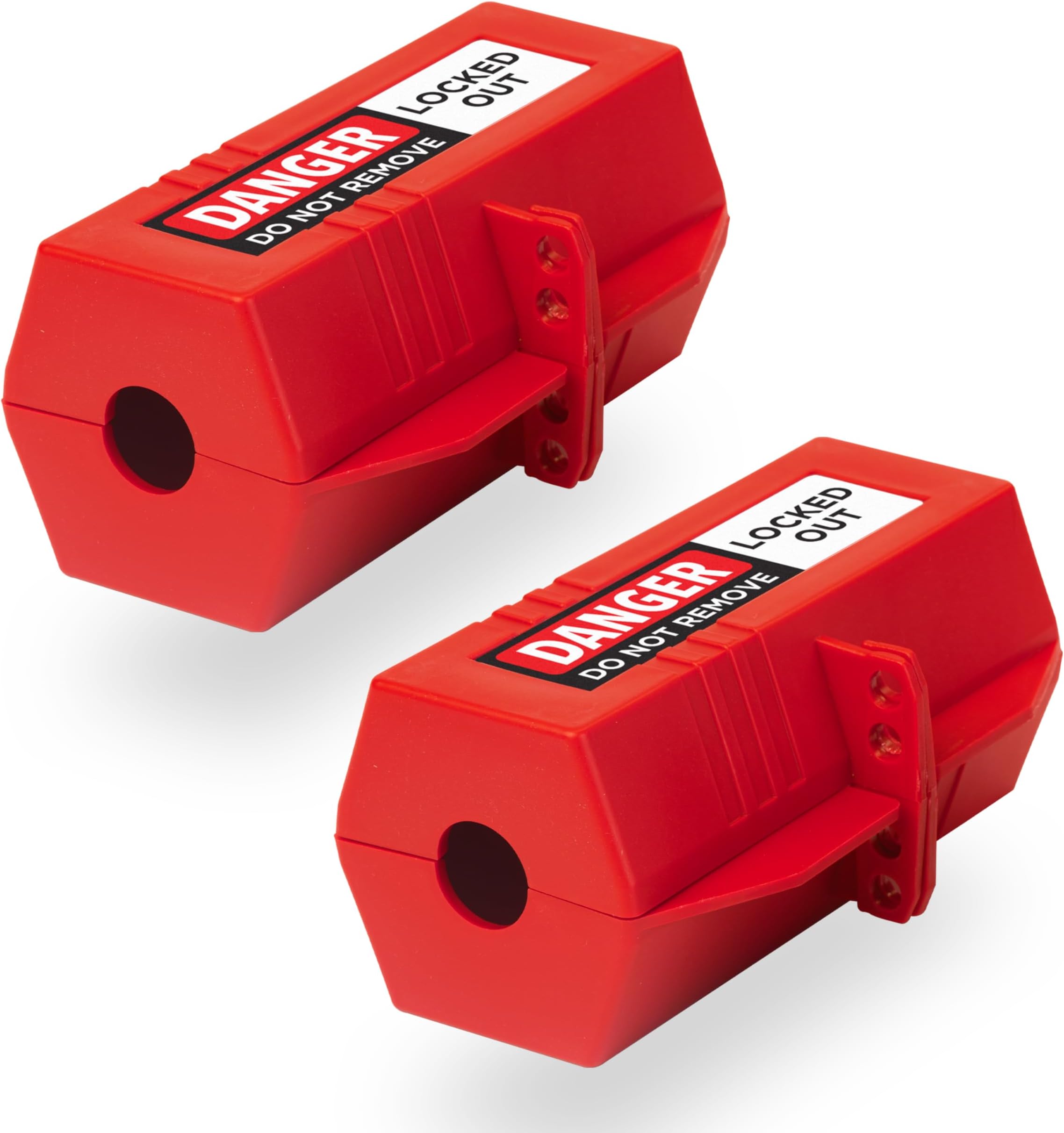 TRADESAFE Lockout Tagout Electric Plug Lock - 220 Volt Plug Lockout Devices for Electrical Plugs, 6-1/2 x 3 inches, Large Power Cord Lock for Lock Out Tag Out, 2 Pack