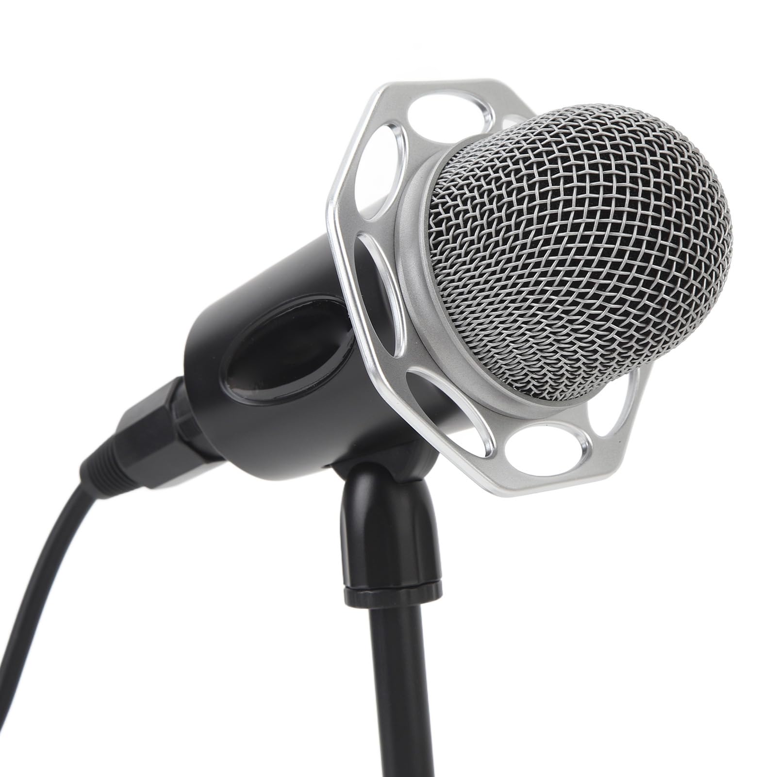 Dynamisches Mikrofon, Abnehmbares Gaming-Mikrofon-Set mit Unterstützender Lautstärkeregelung, LED-Anzeige, 3 modi, Integriertes Soundkarten-mikrofon 3,5 Mm