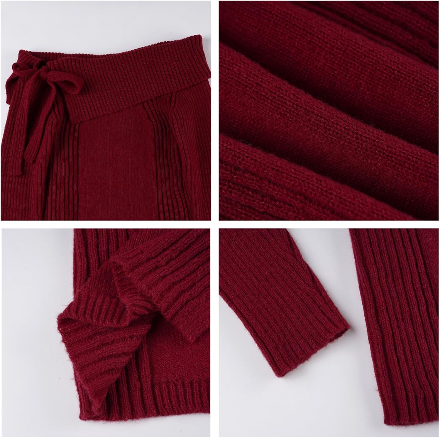 Monkay Women's Off The Shoulder Sweaters Sexy Knit Long Sleeve Pullover Fall Sweater Cute Winter Aesthetic Clothing