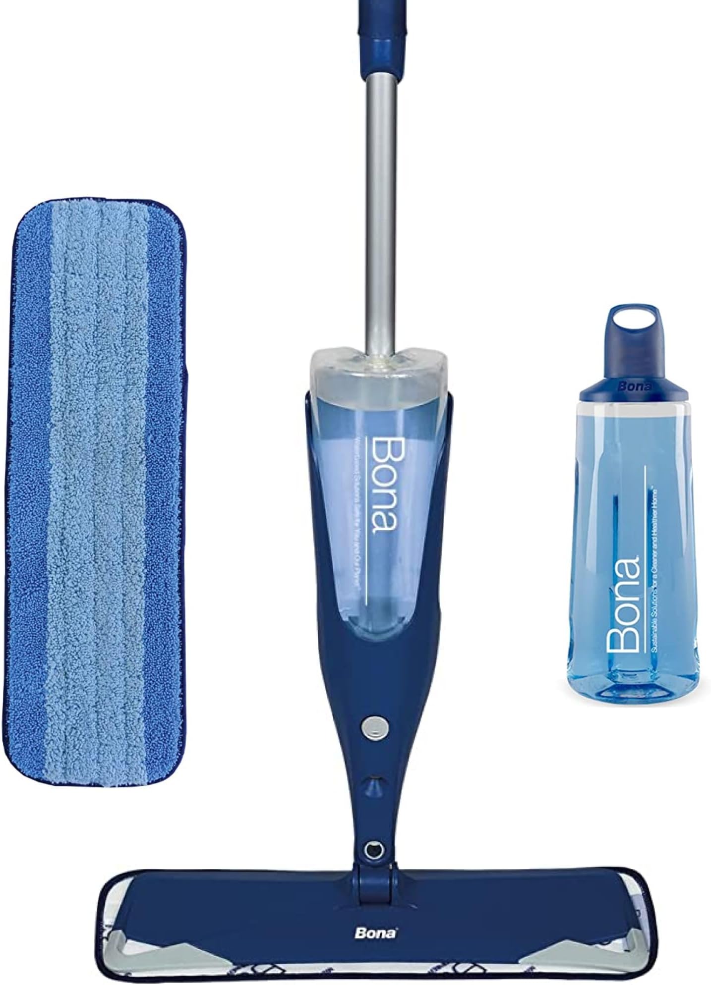 Bona スプレーモップ フローリング 掃除 水拭きモップ spray mop モップ 水拭き 簡単操作 軽量設計