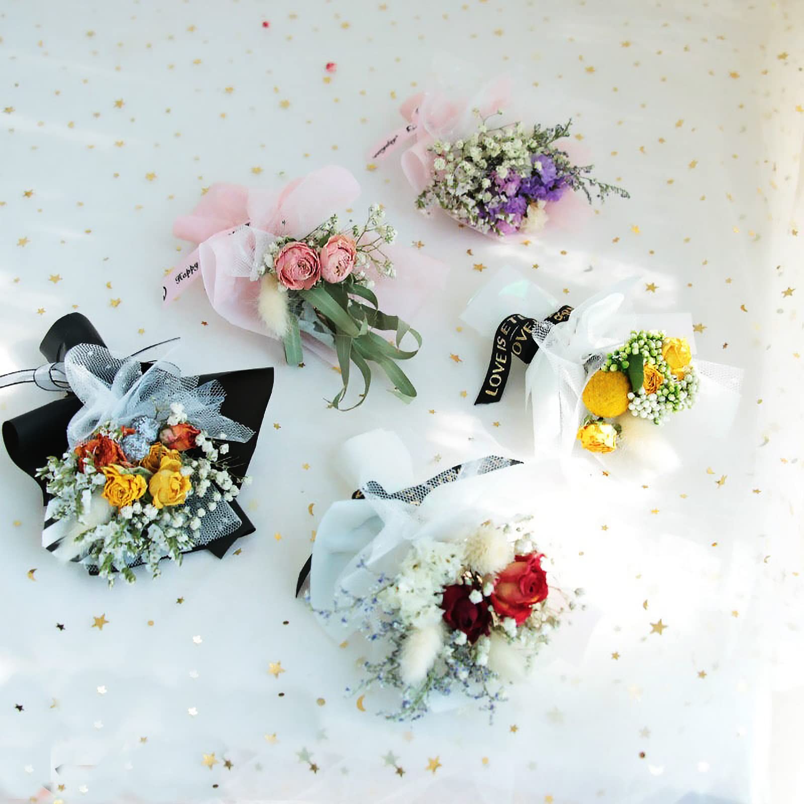 105 Fiori Secchi Pressati - Set Per Decorazioni, Nail Art, Fai Da Te - Foto 11