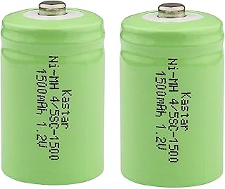 Kastar 2 Pcs Ni-MH Battery 1.2V 1500mAh Replacement for Wah 00745-301 00745301 93148-100 93148100 415745-101 415745101 9816 9916 9918 9920 9925 9940 9326 9020 7060 Razor/Trimmer/Clipper/Shaver