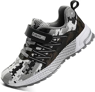KUBUA Kids Sneakers Lightweight Boys Girls Tennis Shoes