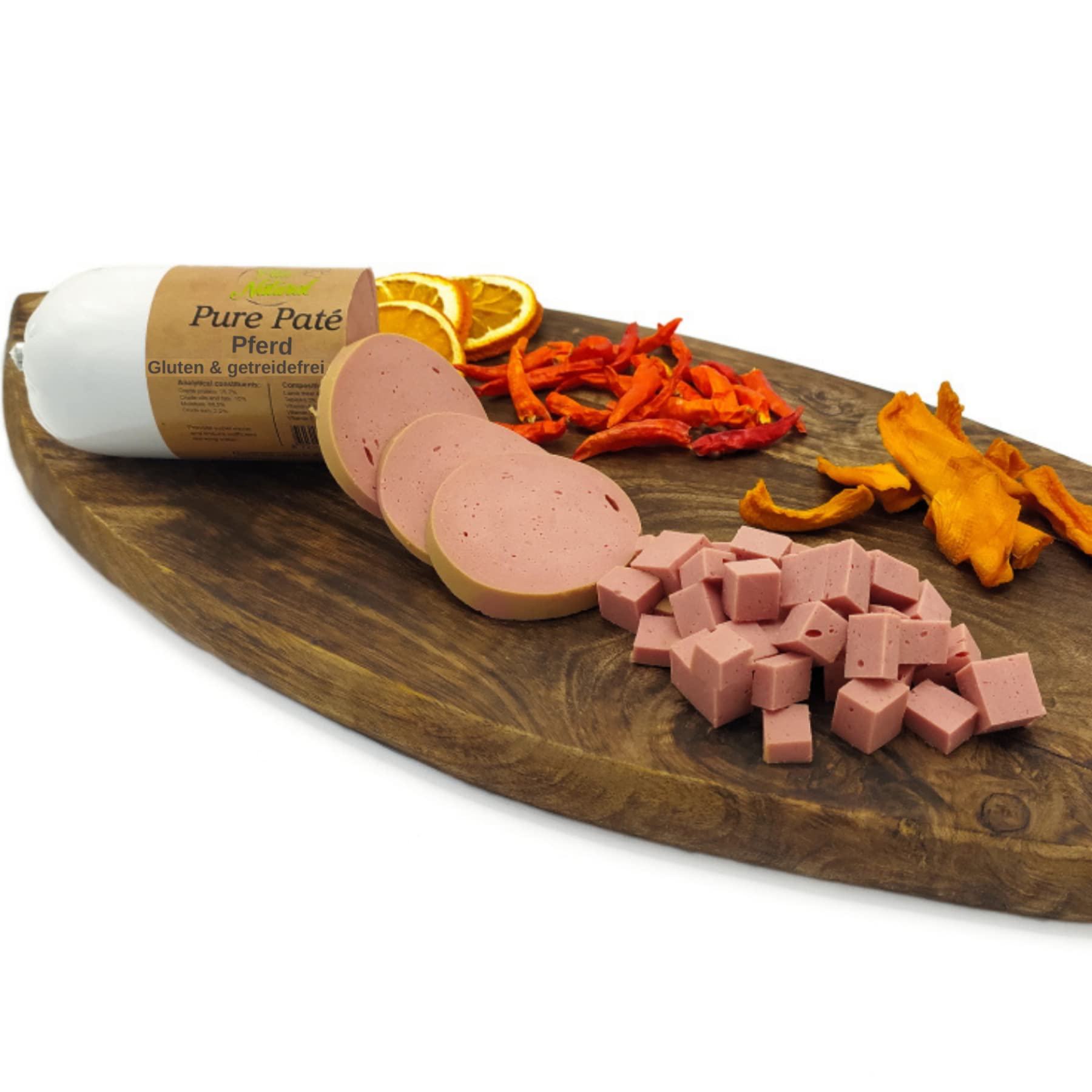 Paw Natural Hundewurst schnittfest | Gluten- & getreidefrei | (Pferd, 400gr)