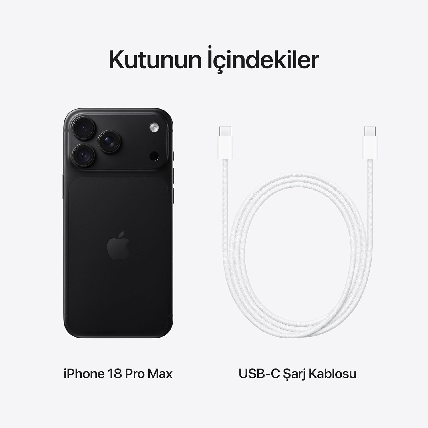 Apple iPhone 18 Pro Max, 512 GB, A20 Pro Çip