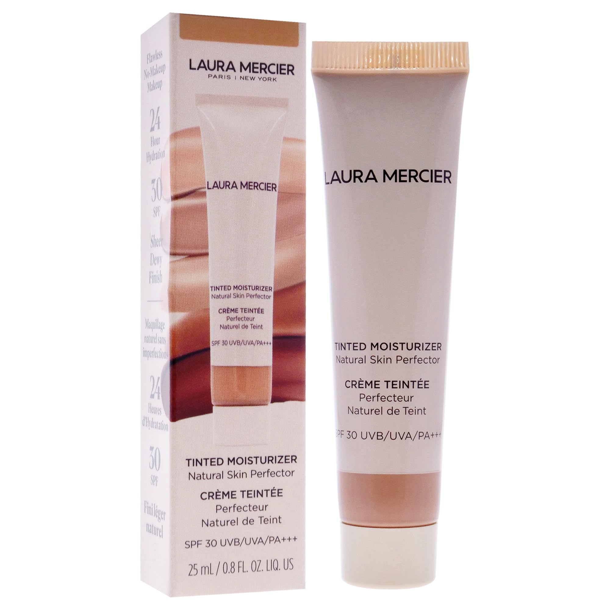Tinted Moisturizer Natural Skin Perfector Mini SPF 30-4WN Tawny by Laura Mercier for Women - 0.8 oz Foundation - Image 3