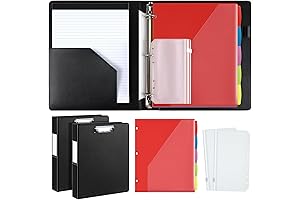 3-Ring Binder with Clipboard: The Perfect Organizational Tool for School or Office