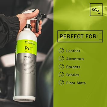 KOCHCHEMIE Pol Star - Vehicle Leather & Suede Cleaner; Effective Natural Vehicle Cleaner with Protection Formula; Cleans and Protects Cars Without Leaving Water Marks (1 Liter)