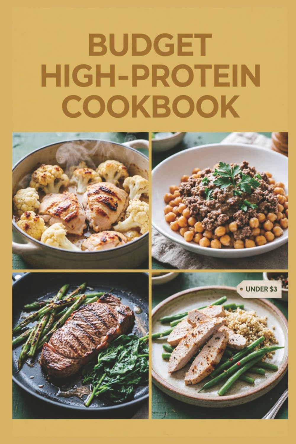 Budget High-Protein Cookbook: Affordable Recipes for Healthy Eating Without Breaking the Bank, Eat Well and Save Money at the Same Time (High-Protein Healthy Recipes)