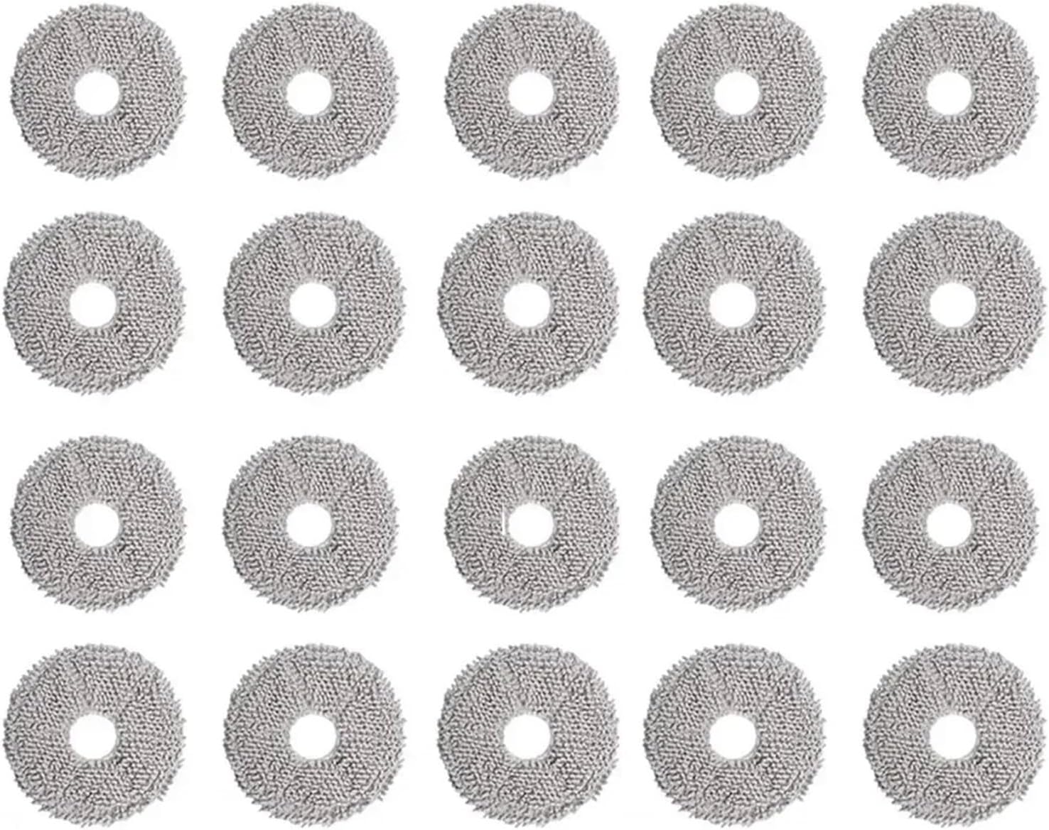 Dust Bag Mop Pads Kit,Compatible For Xiaomi X20+/X20 Plus/X20 Max/X10+/X10 Plus/ M30S/M40 For L10 Ultra/L20 Ultra /L30 Ultra Robot Vacuum Cleaner(20 pcs mop cloth)