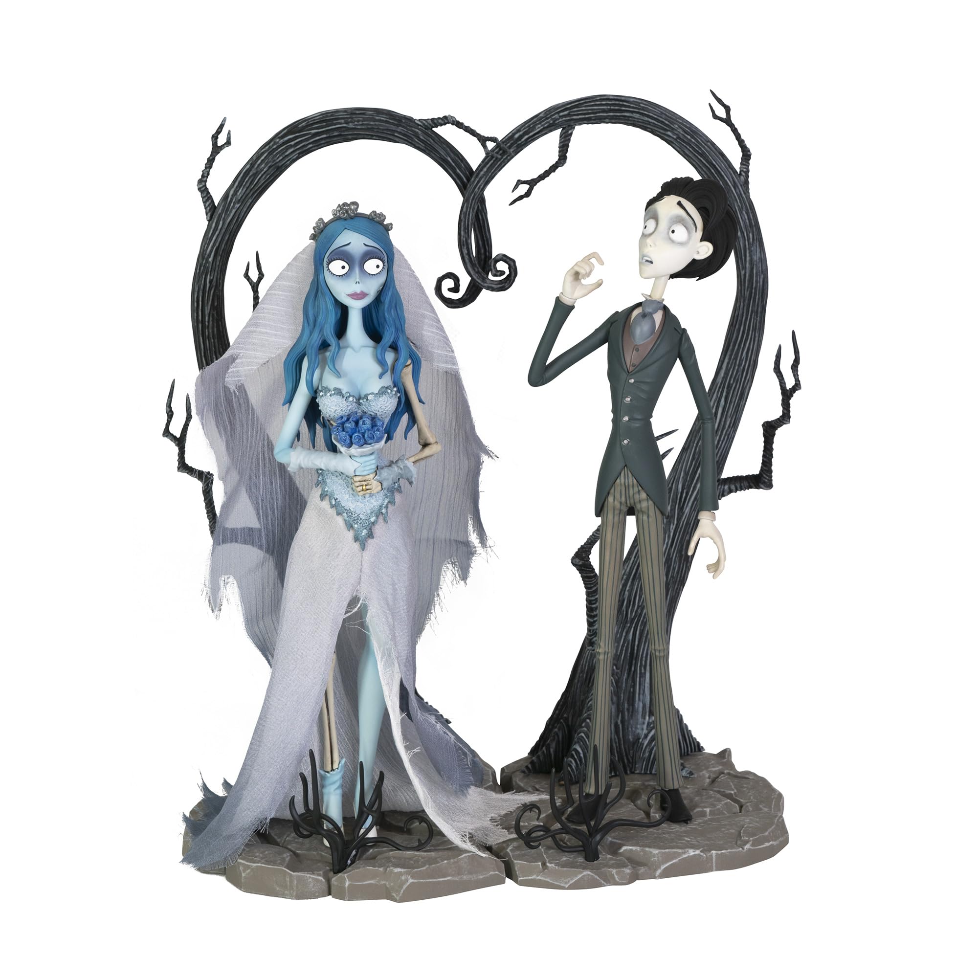 ABYSTYLE Studio - Surtido de figuras Corpse Bride - Emily x 1 + Victor x 1 - Producto oficial - Figuras coleccionables de alta calidad