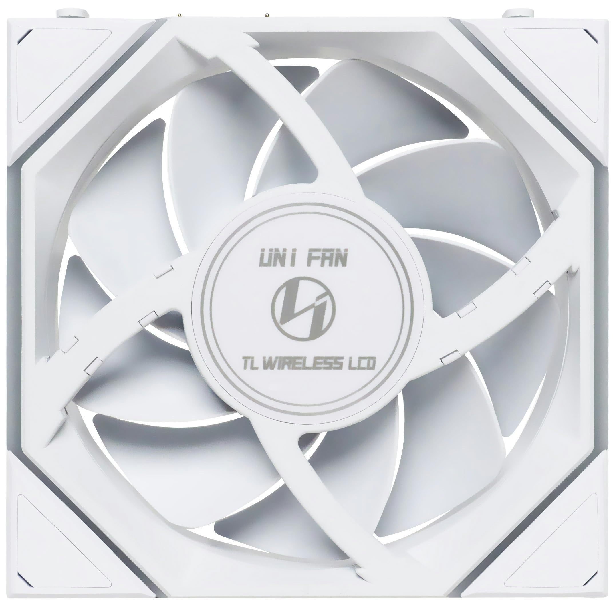 Kit 3 Fans Lian Li Uni Fan TL Wireless LCD 120 Branco ARGB