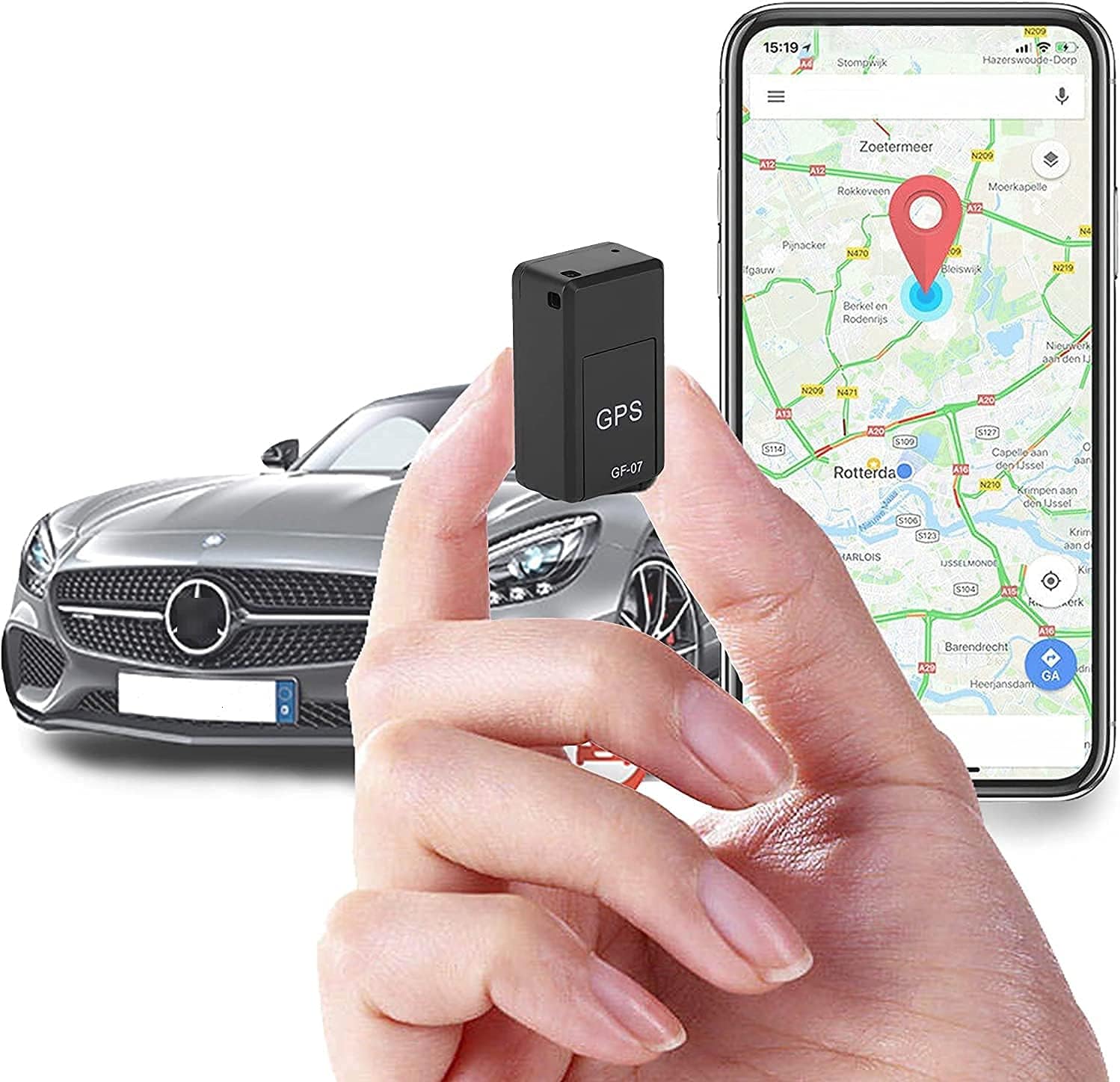 Mini GPS Tracker GF-07 New Small Size GF07 GPS Tracker Long Battery GPS Tracking Device Personal Kids Pet Smart (GPS)