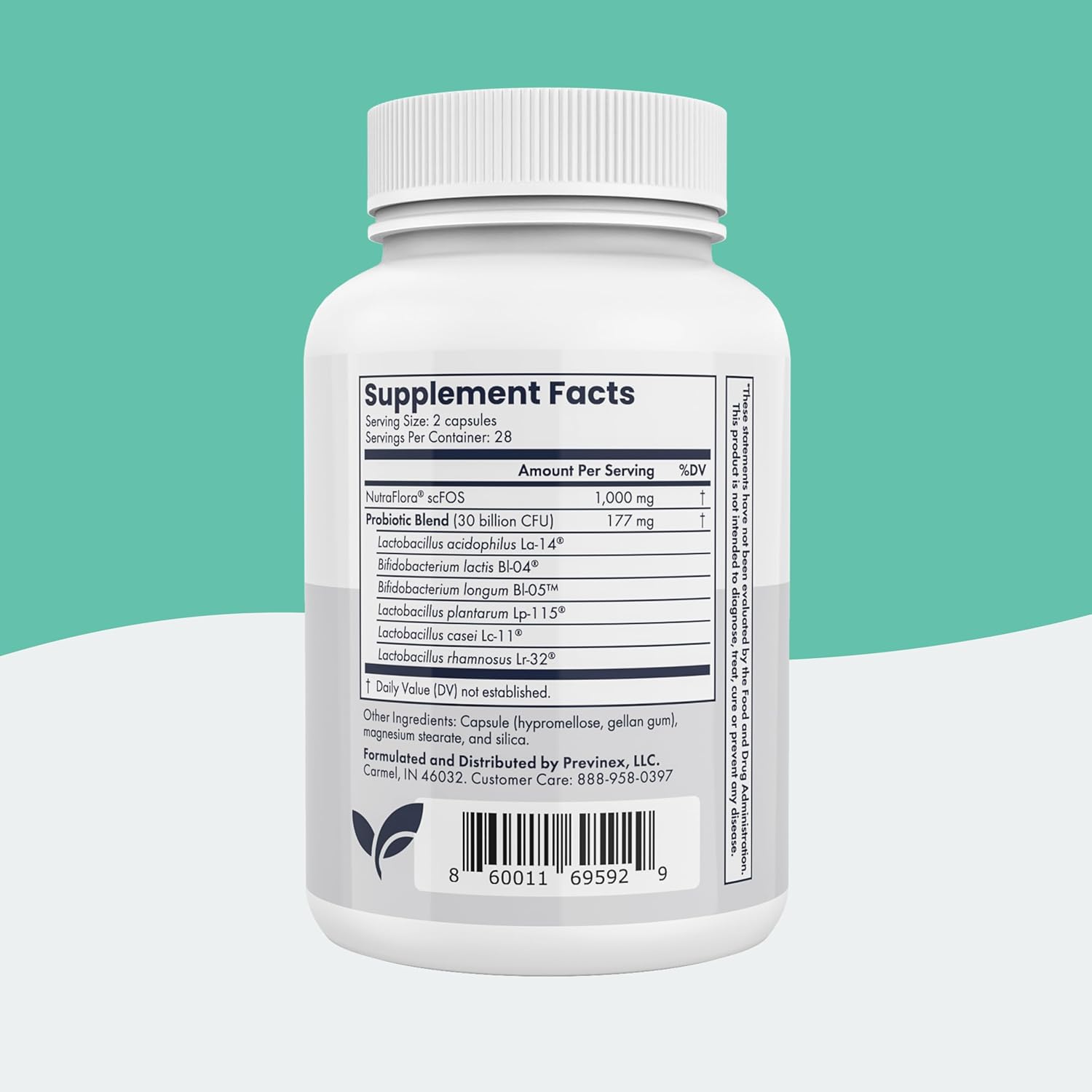Probiotic - Advanced Strength Probiotics w/Prebiotics: 30B CFU's - Digestion, Post-Antibiotic, Colon Health, Gut Health & Immune System Support - Shelf Stable, Acid Resistant, High Potency