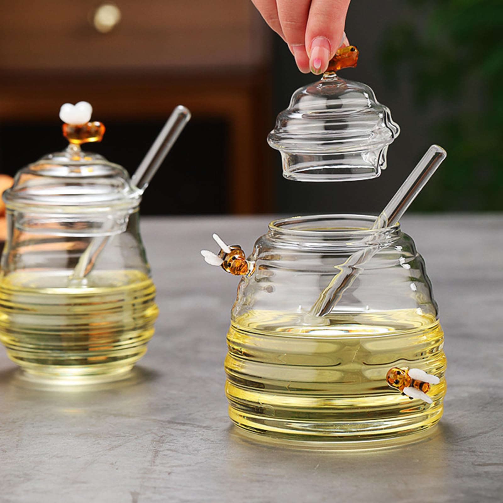 ポカロティー ハニーポット ハチミツスティック付きサムネイル4