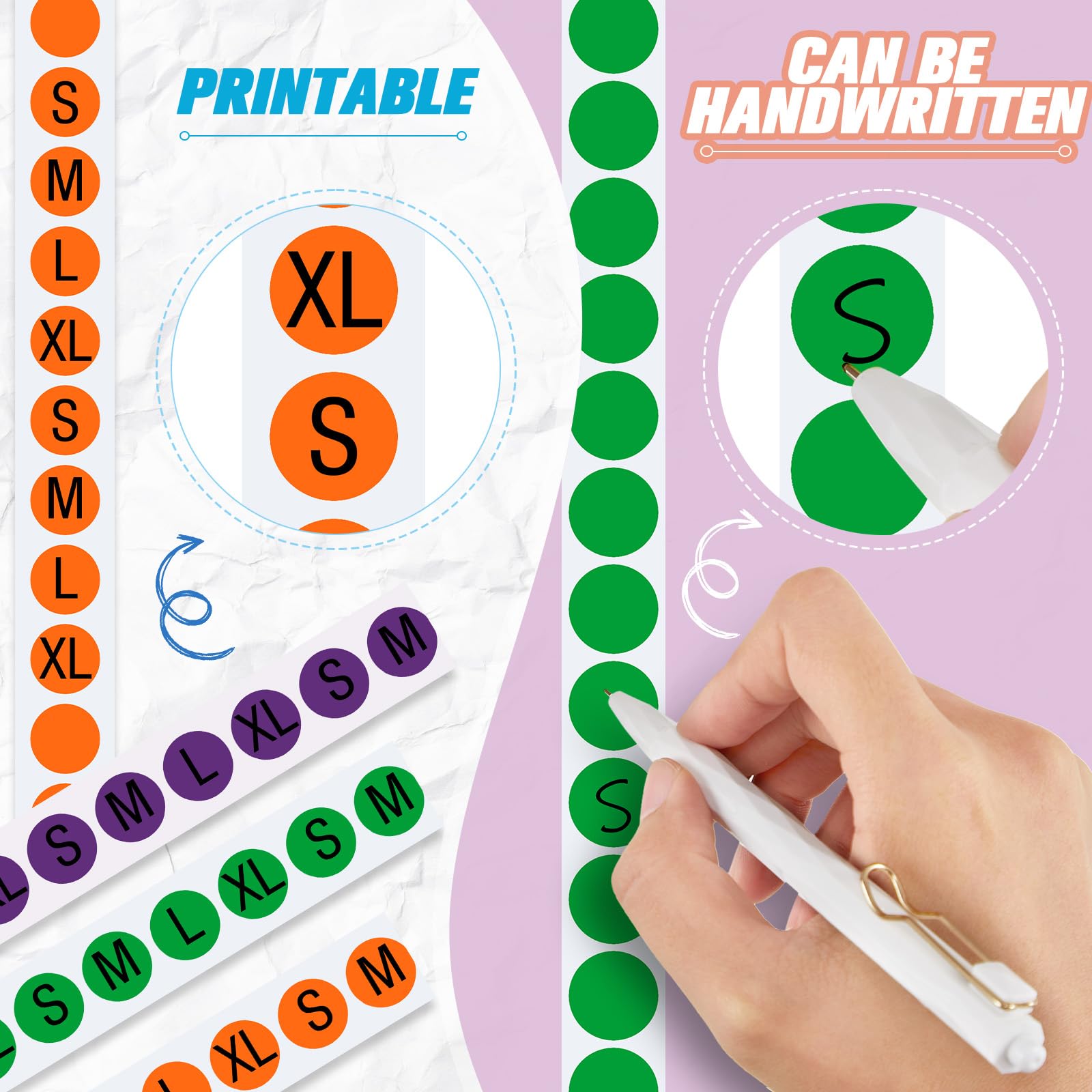 Gersoniel Lot de 22 500 étiquettes rondes de code couleur de 1,9 cm - Couleurs unies - Étiquettes rondes à pois pour la rentrée scolaire, organiser les classements de fichiers, 15 couleurs