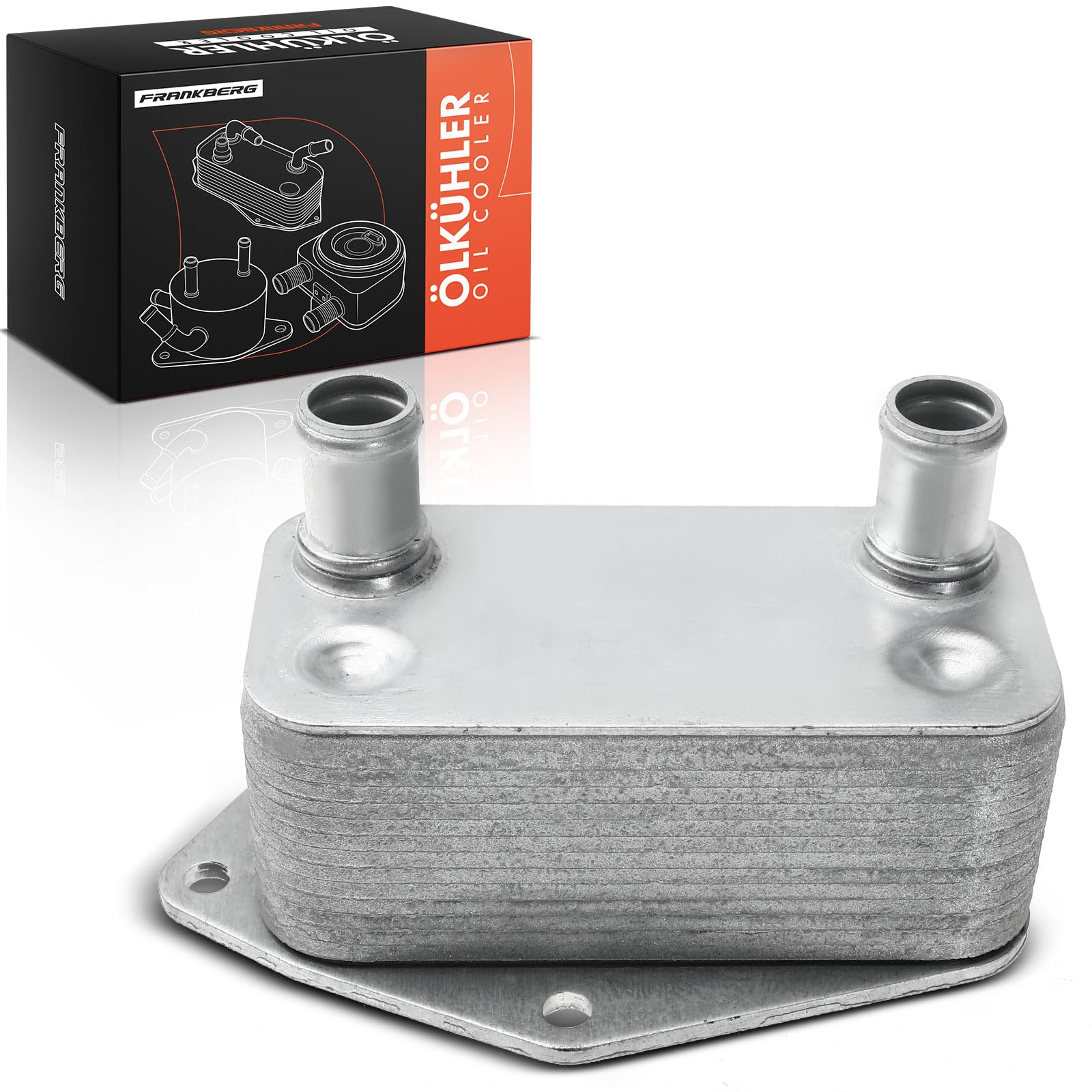 Frankberg Enfriador de aceite de motor 5989070141 | Compatible con: Serie 3 E46, Serie 5 E39, Serie 5 Touring E39, Serie 3 Touring E46