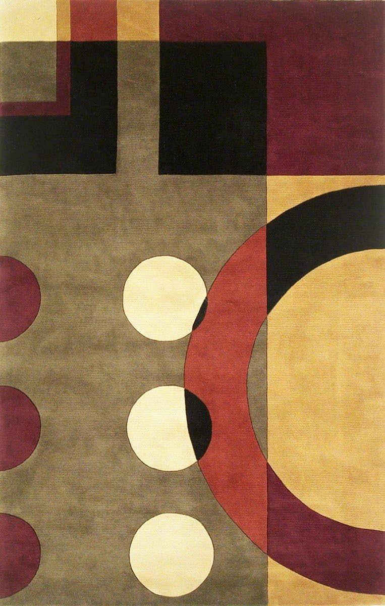 Kas Rugs 9125 Signature Contempo Round Area Rug, 5Feet 6