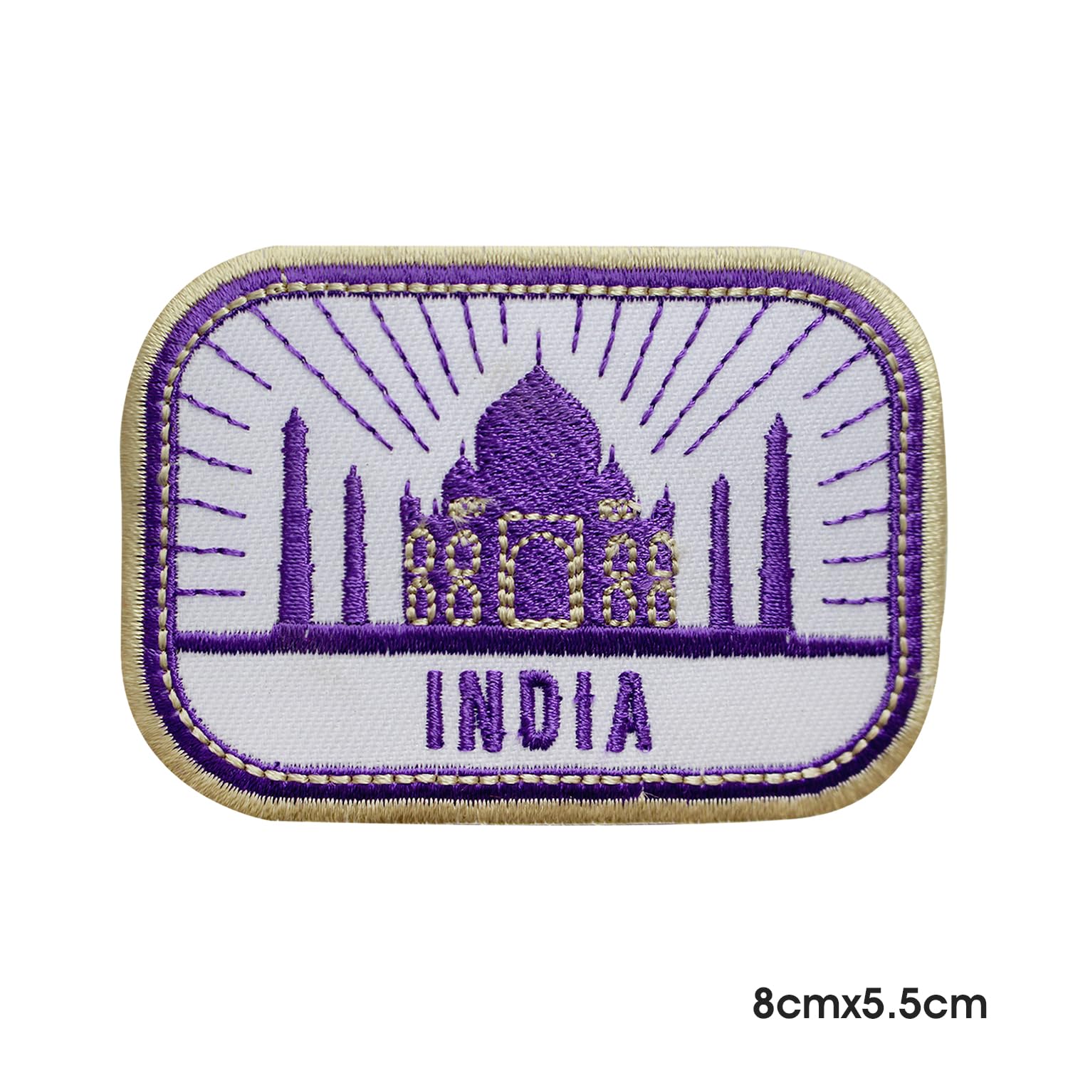 B2SEE ecusson Patch Badge Applique Fleur thermocollant Brode Broderie