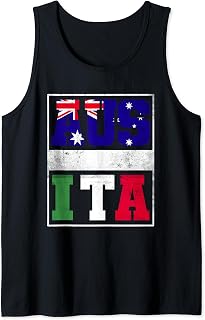 Australia and Italy Mix Heritage Australian Italian Roots Tank Top