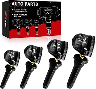 Pre-Programmed TPMS Sensor 315Mhz Fits for:-Chevy Avalanche 2007-2013, Bolt ev 2017-2021, Camaro 2010-2015, Caprice 2011-2013, Captiva Sport 2012-2015, Colorado 2015-2020 OE#13598771(4Pcs)