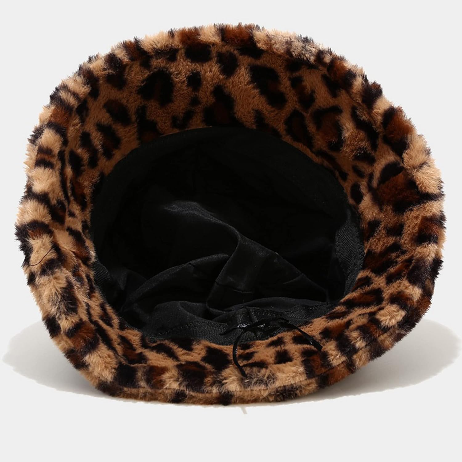 Dirholl Women's Winter Faux Fur Fuzzy Warm Bucket Hat - Image 2
