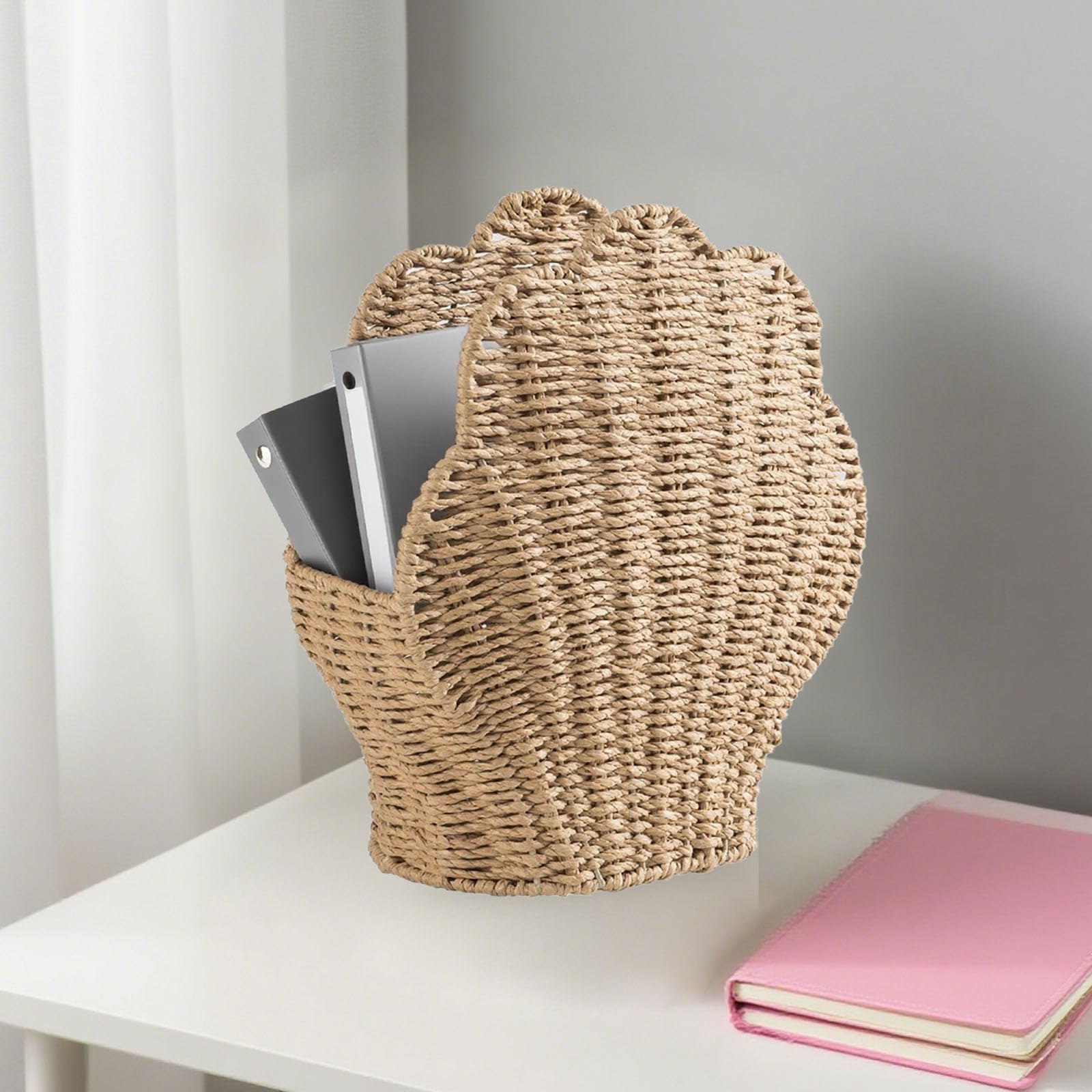 Nouveau Porte-rouleau de papier toilette en coquillage, rangement décoratif pour salle de bain, design inspiré du littoral, organisateur unique pour papier toilette, contient jusqu'à 7 rouleaux
