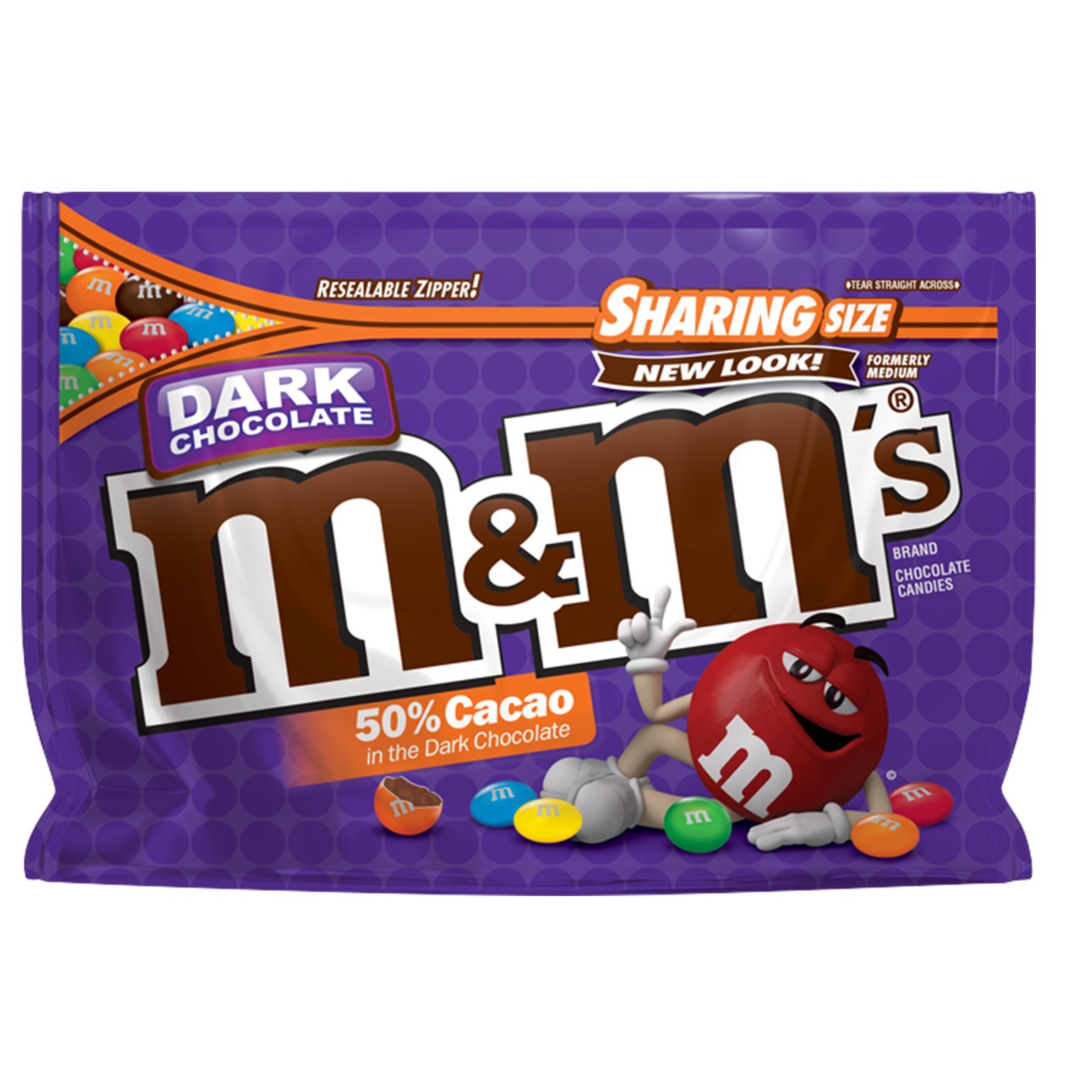 M&M'S Dark Chocolate Candy Sharing Size 10.1-Ounce Bag