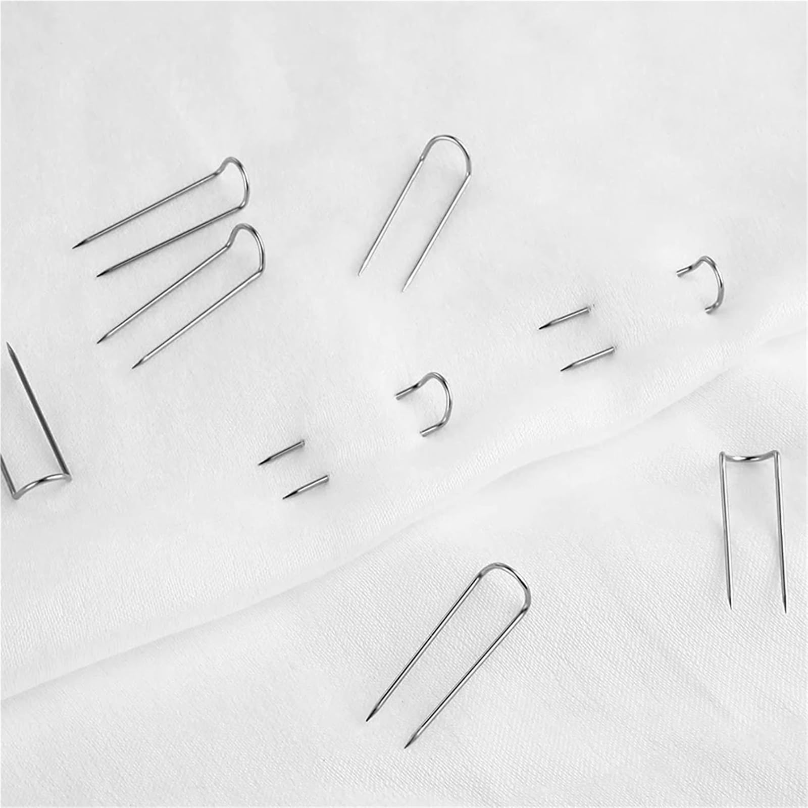 U-Pins U Pin Craft Widelec Podwójne Blokowanie Stal Nierdzewna Szycie Proste Do Biżuterii Domu (200 SZTUK)