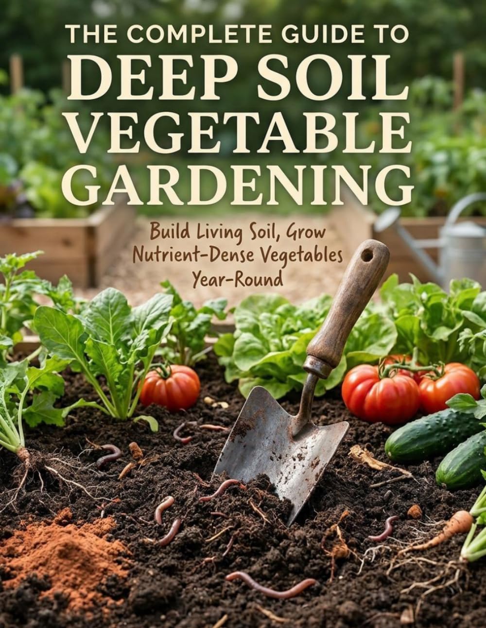 The Complete Guide to Deep Soil Vegetable Gardening: Build Living Soil, Grow Nutrient-Dense Vegetables Year-Round