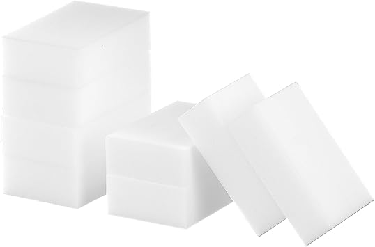Superior Eraser Sponge 8 Pack- Miracle Cleaning Sponge for Floor, Wall, Furniture Removes Scuffmarks, Dirt, and Tough Stains
