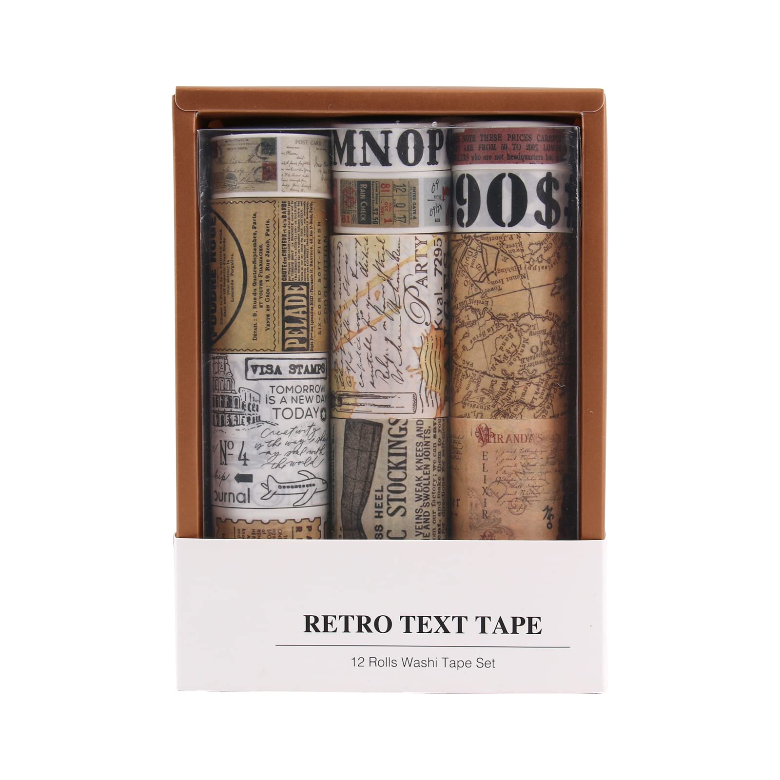 Amazon.com: Dizdkizd Vintage Washi Tape Set, Antique Masking