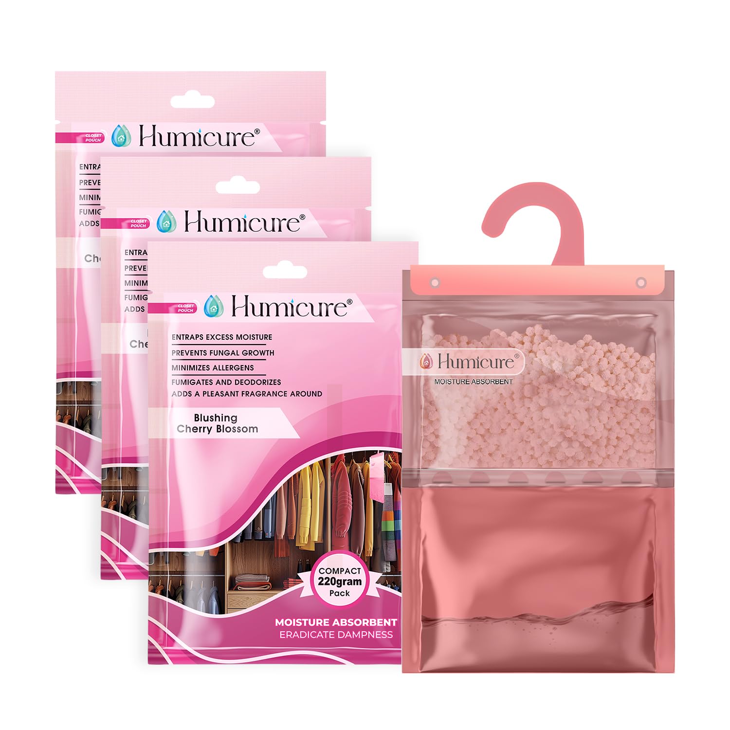 Moisture Absorber Dehumidifier - Fresh Fragrance Packs -20 Moisture Absorber Dehumidifier - Fresh Fragrance Packs -20