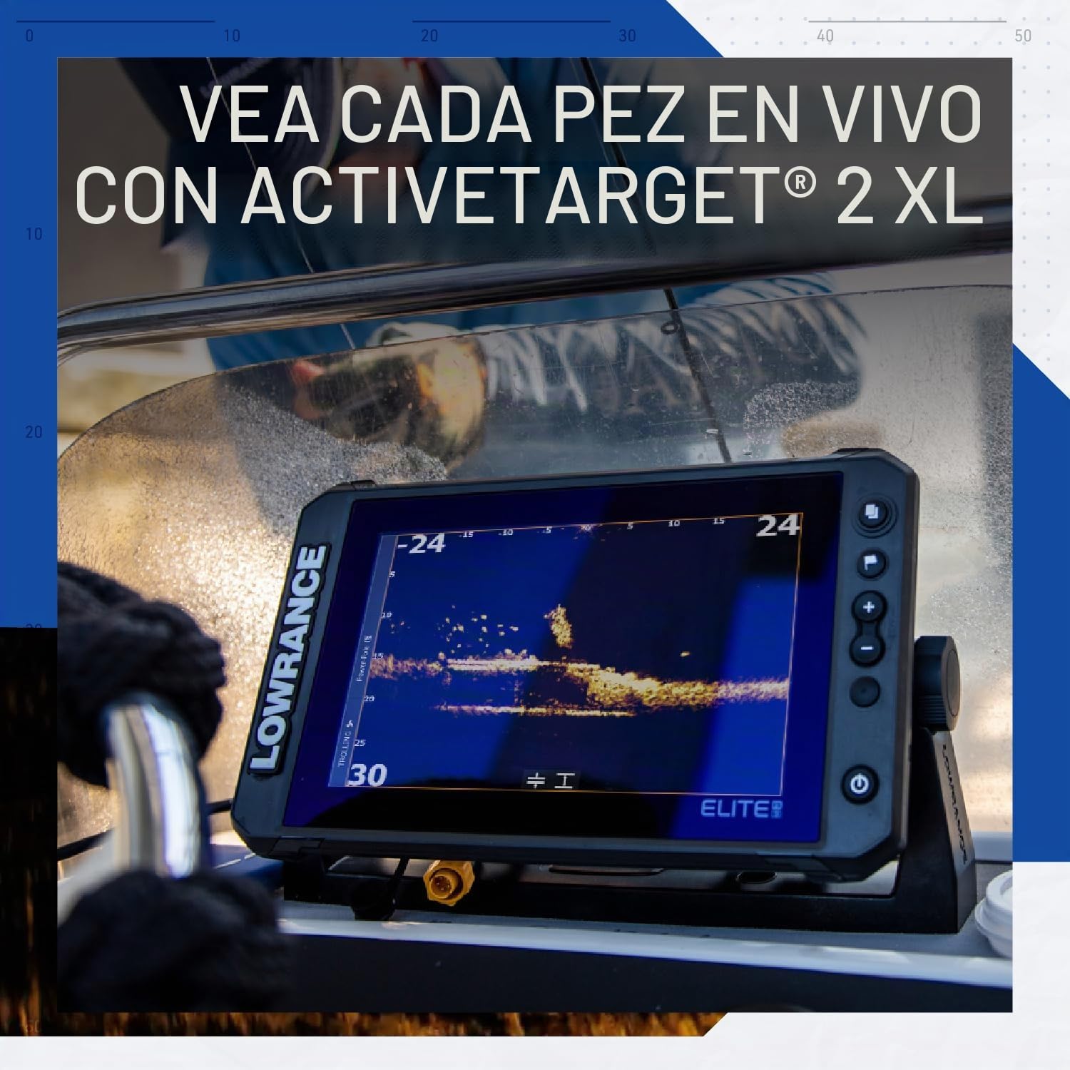 Lowrance Elite FS 9 Buscador de Peces Active Imaging 3 en 1 C-MAP Contour+