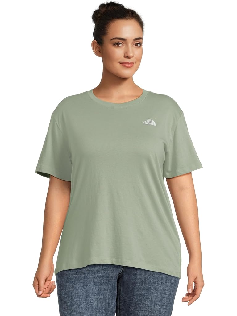 Green The North Face Evolution EMB Relaxed Short Sleeve Tee