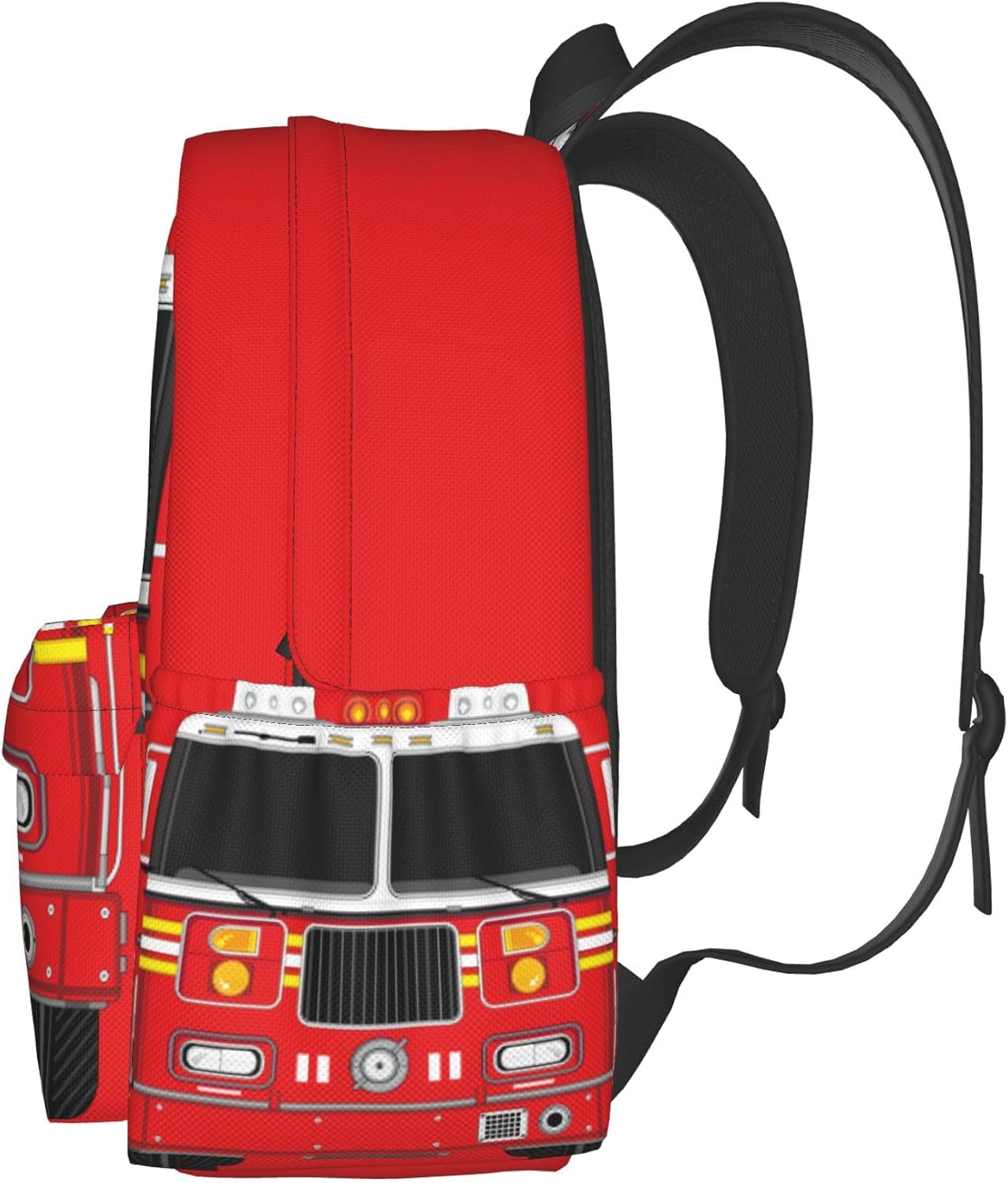 Fire Truck Backpack School Bag Lightweight Bookbag Laptop Travel Daypack For Kids Girls Boys Teens - Image 4